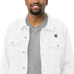 Men’s White Denim Jacket – Classic & Versatile