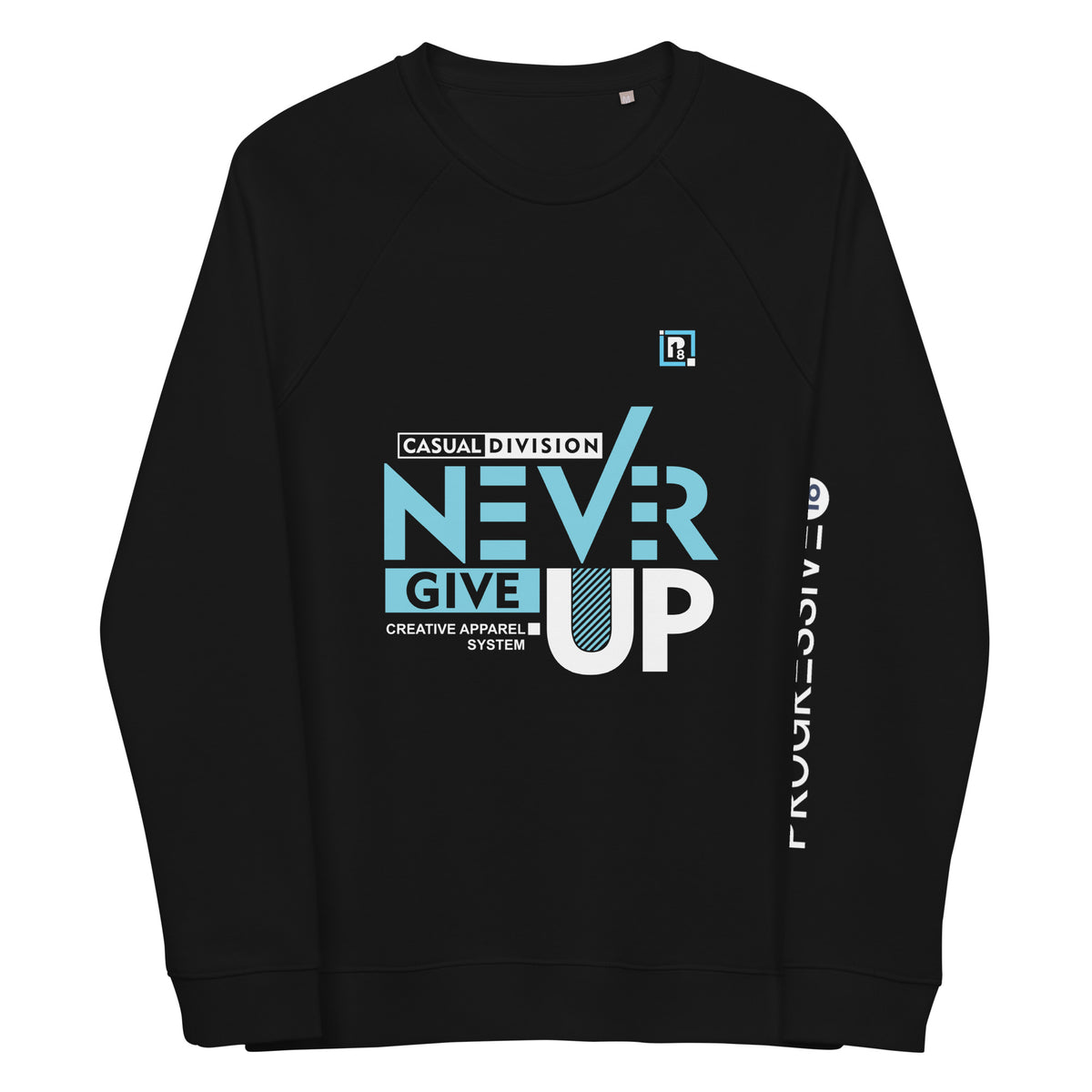 Men's Full Sleeve Never Give Up Printed Sweatshirt