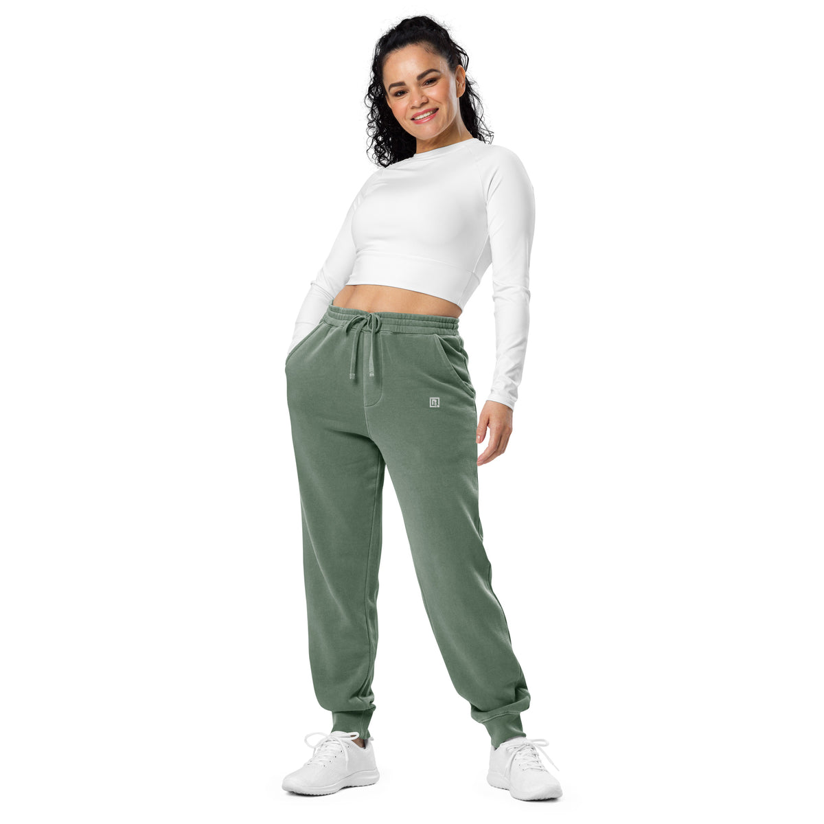 Unisex pigment-dyed sweatpants