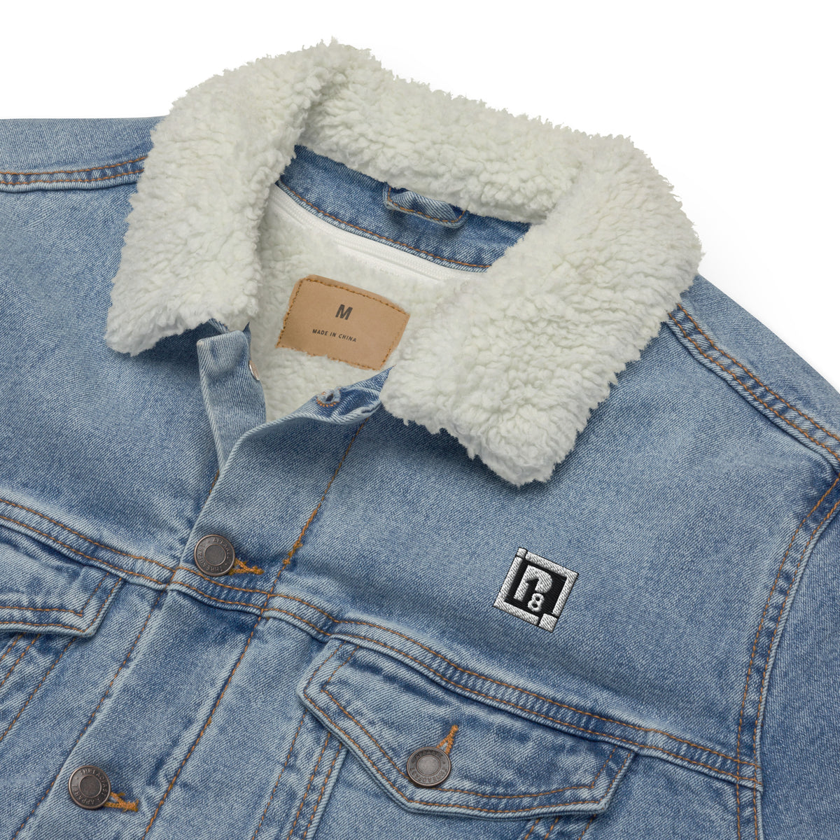 Unisex denim sherpa jacket