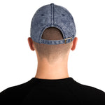 Men’s Vintage Washed NY Embroidered Baseball Cap