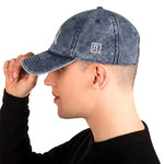 Men’s Vintage Washed NY Embroidered Baseball Cap