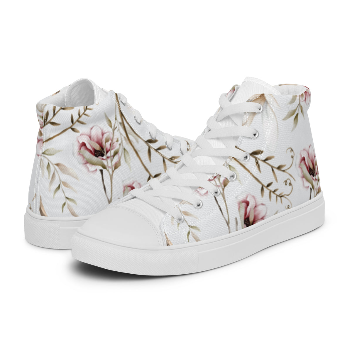 Women’s high top canvas shoes