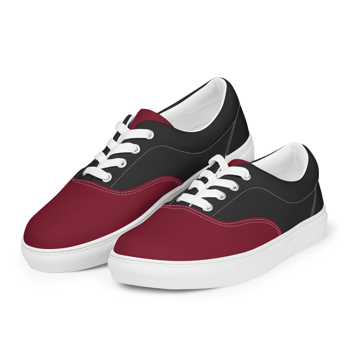 Women’s lace-up canvas shoes