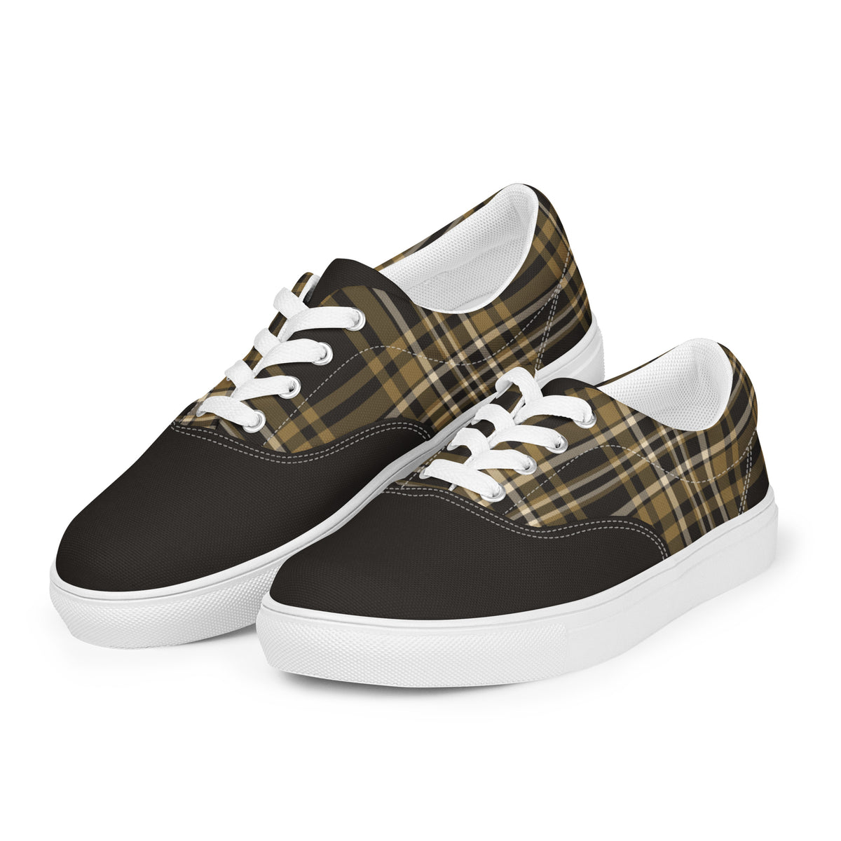 Women’s lace-up canvas shoes