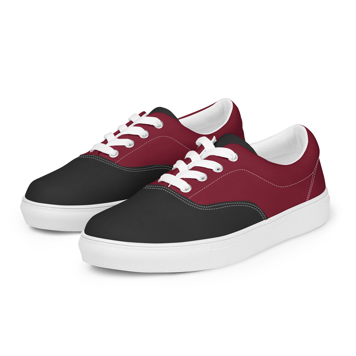 Women’s lace-up canvas shoes