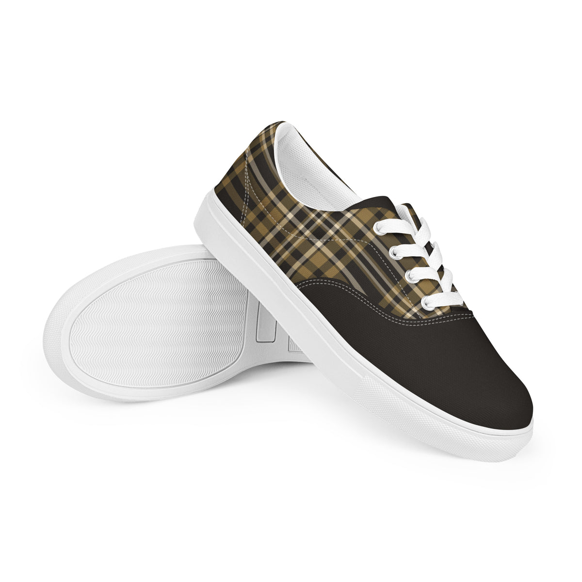 Women’s lace-up canvas shoes