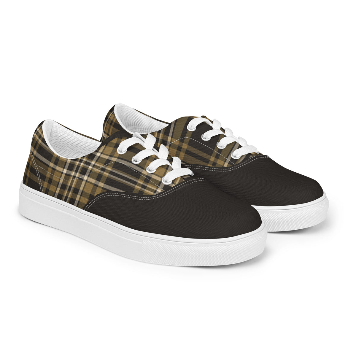 Women’s lace-up canvas shoes