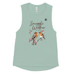 Women's "Snuggle Weather" Graphic Sleeveless Tank Top – Cozy & Stylish